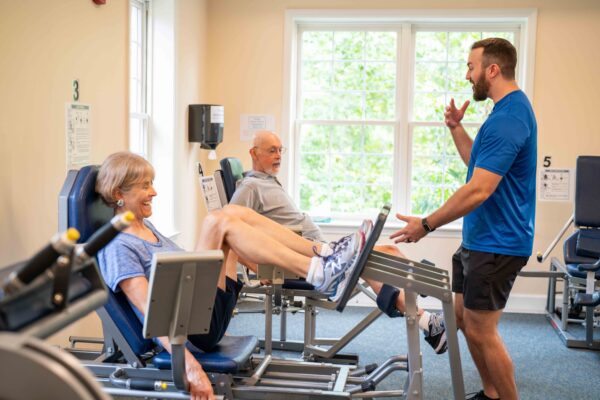 Williamsburg Landing has the Doig Health Center where residents can exercise and stay active and independent
